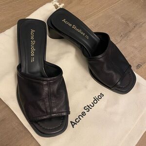 ACNE STUDIOS Leather Mules